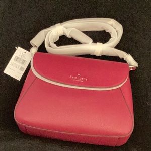 Kate Spade Monica crossbody flip top in Dark Rasberry